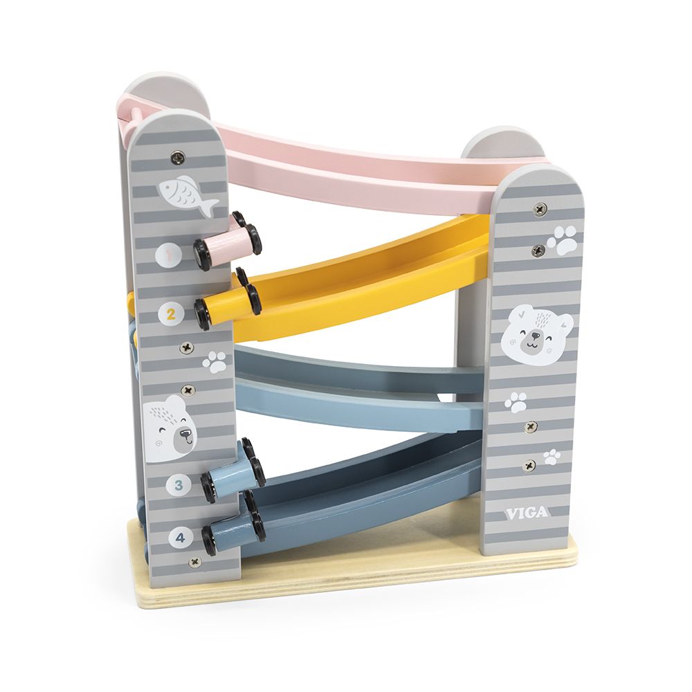 Дървено роли с колички, Полярно сияние