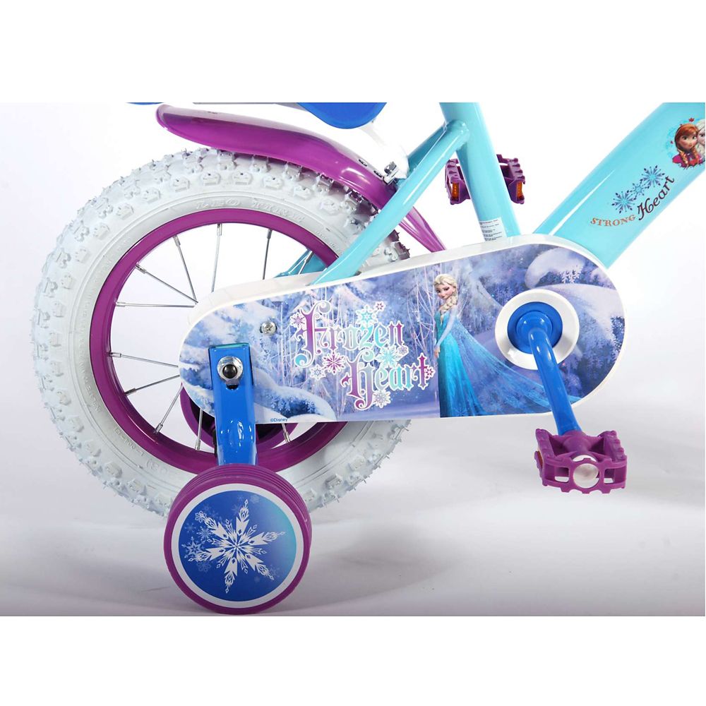 Детски велосипед, Дисни Frozen, с помощни колела, 12 инча