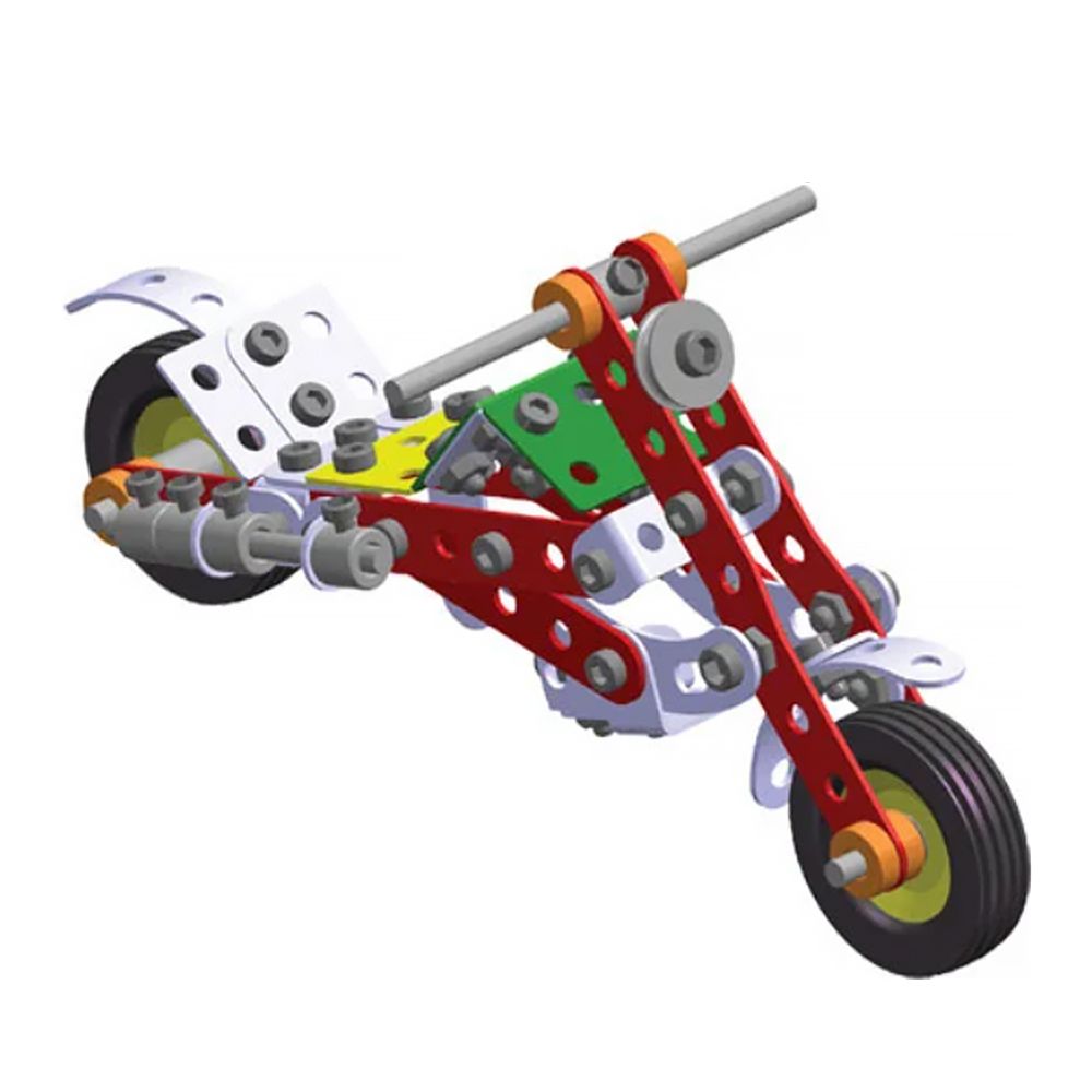 Метален конструктор, Мотори, 10 в 1, 230 части