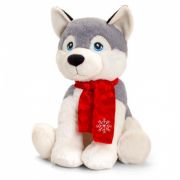 Екологична играчка, Хъски с шалче със звездичка, 25 см