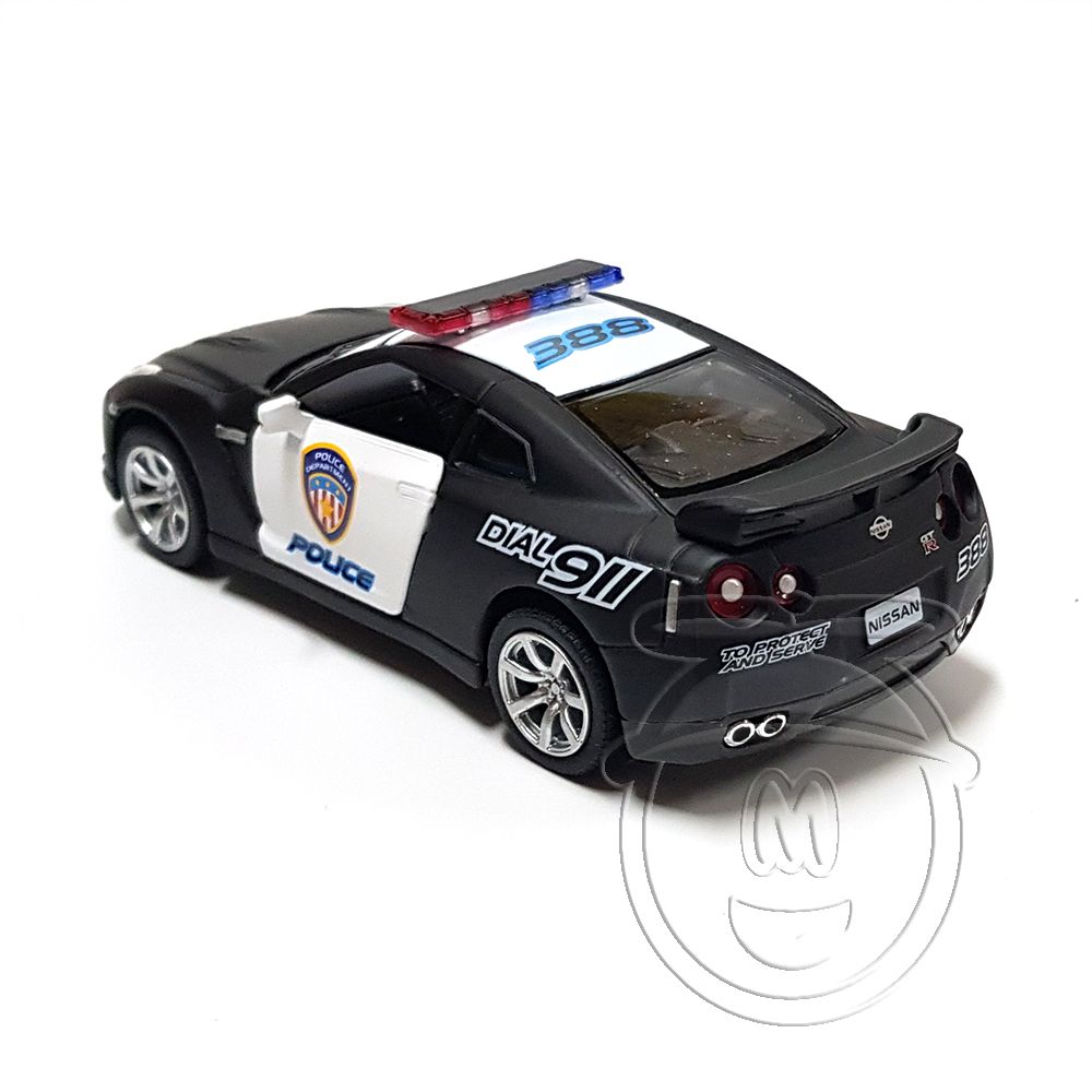 Метална кола Nissan GT-R, полиция