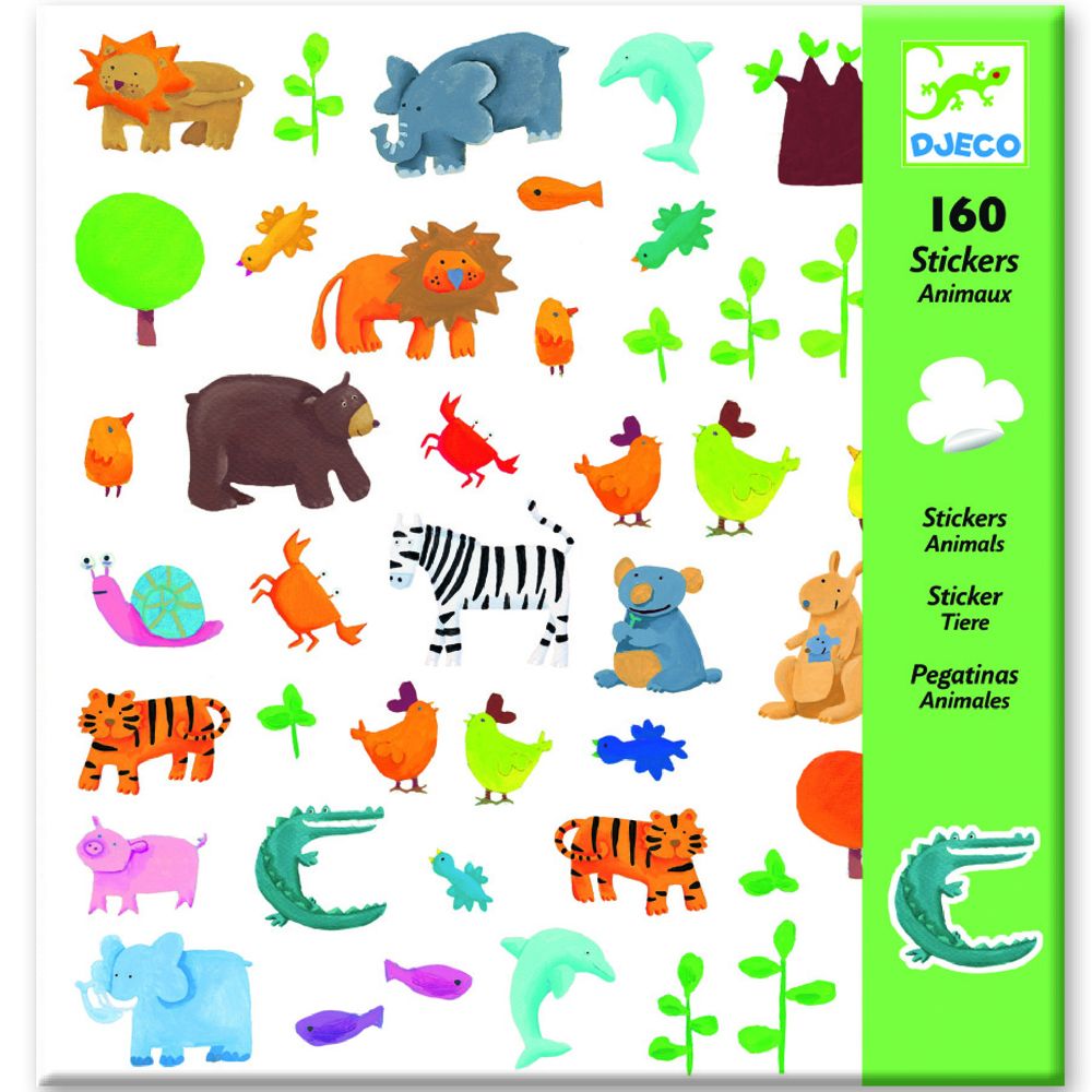 Djeco, Детски стикери, Животински свят