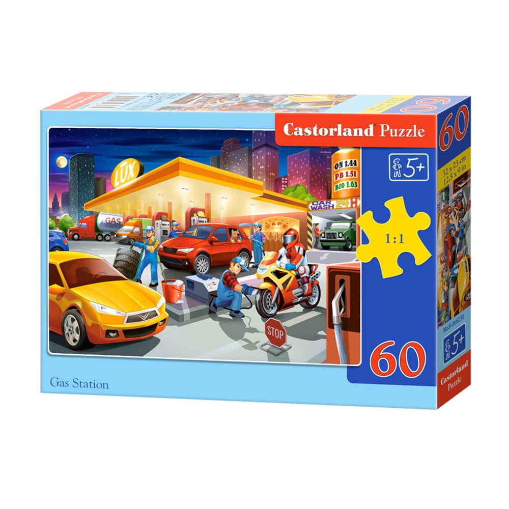 Castorland, Бензиностанция, пъзел 60 части