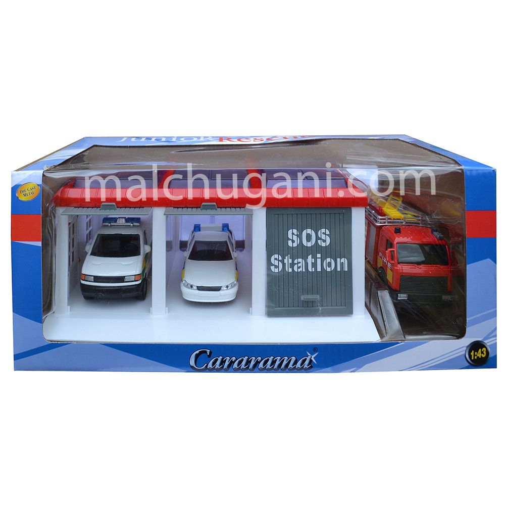 Гараж с три колички