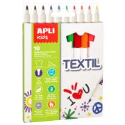 Комплект маркери за текстил, 10 цвята