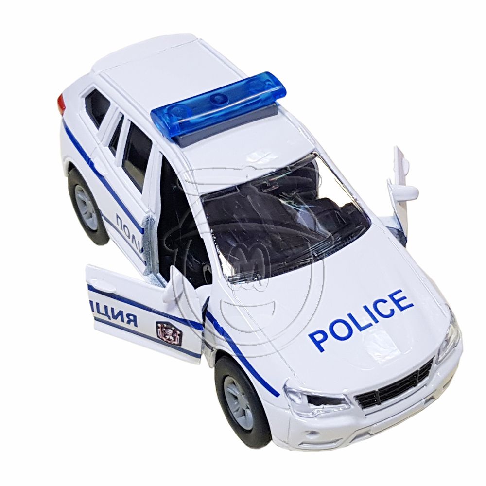 Метална полицейска кола