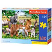 Във фермата, пъзел 100 части
