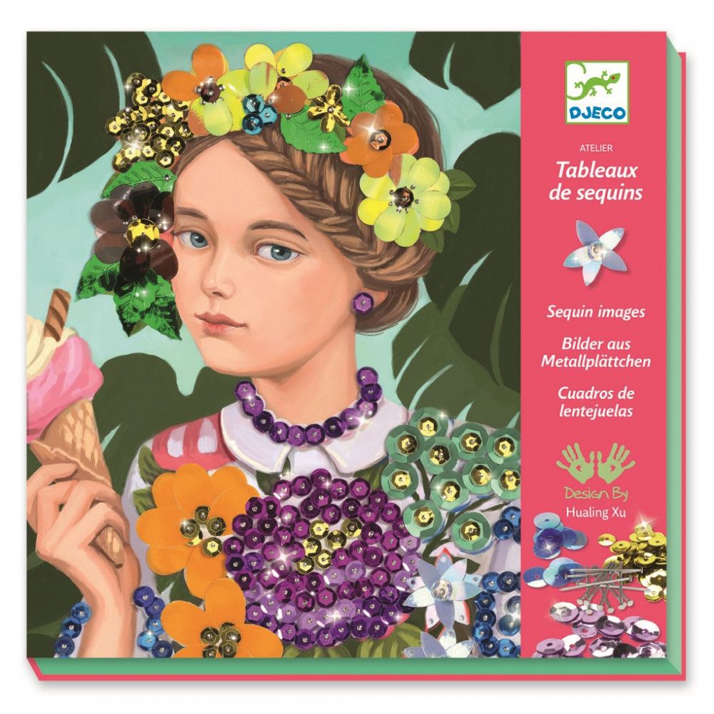 Djeco, Изкуство с пайети, Момичета
