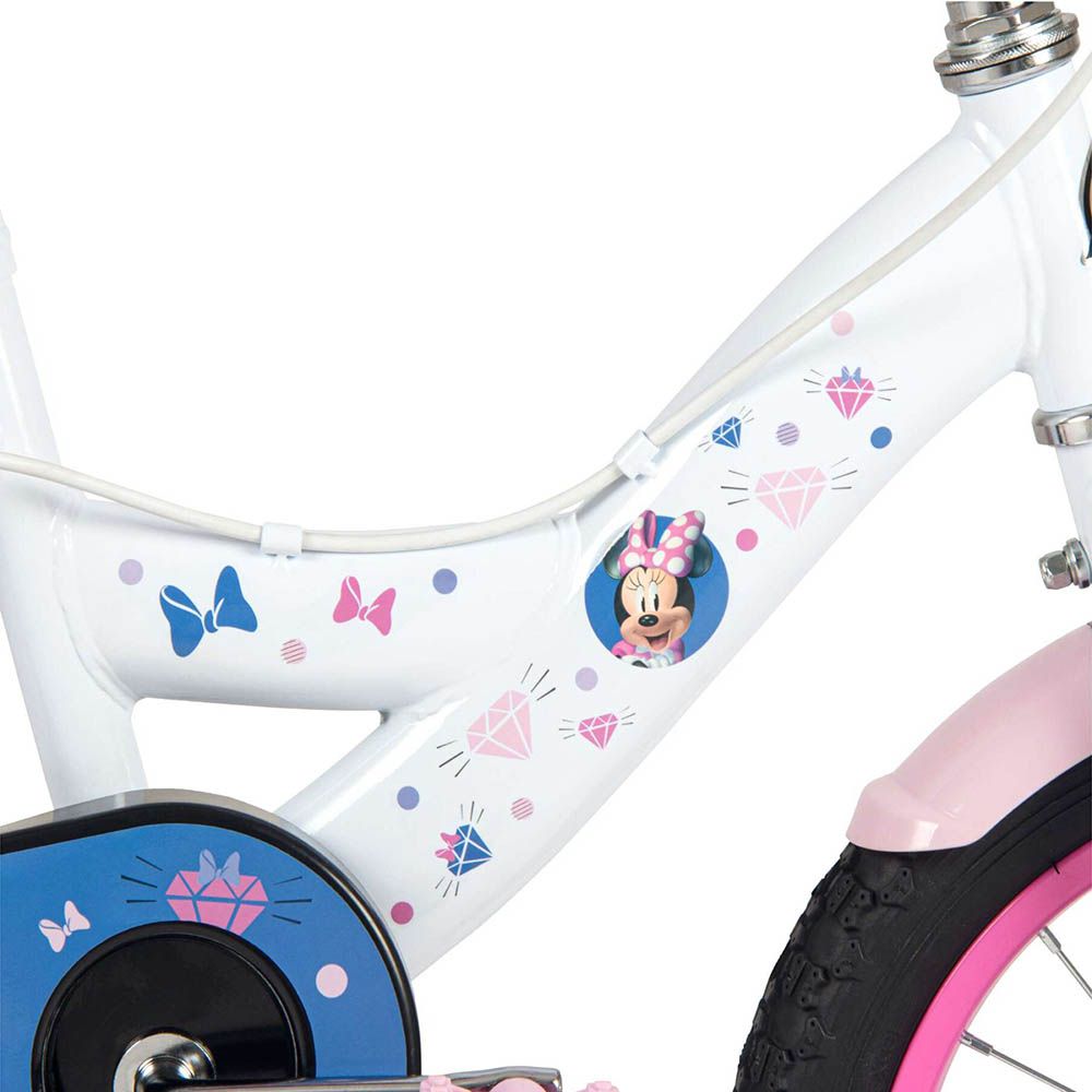Детски велосипед с помощни колела  Disney Minnie, 14 инча