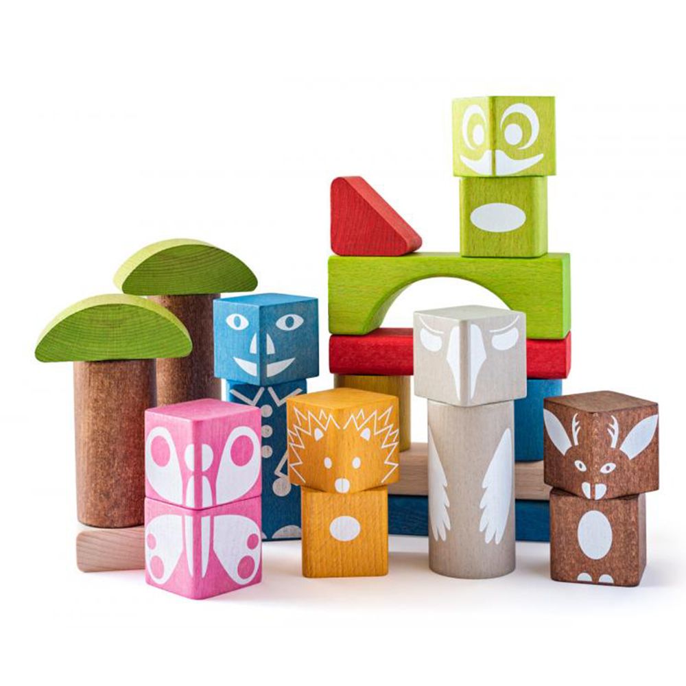 Дървени конструктор, Горски свят
