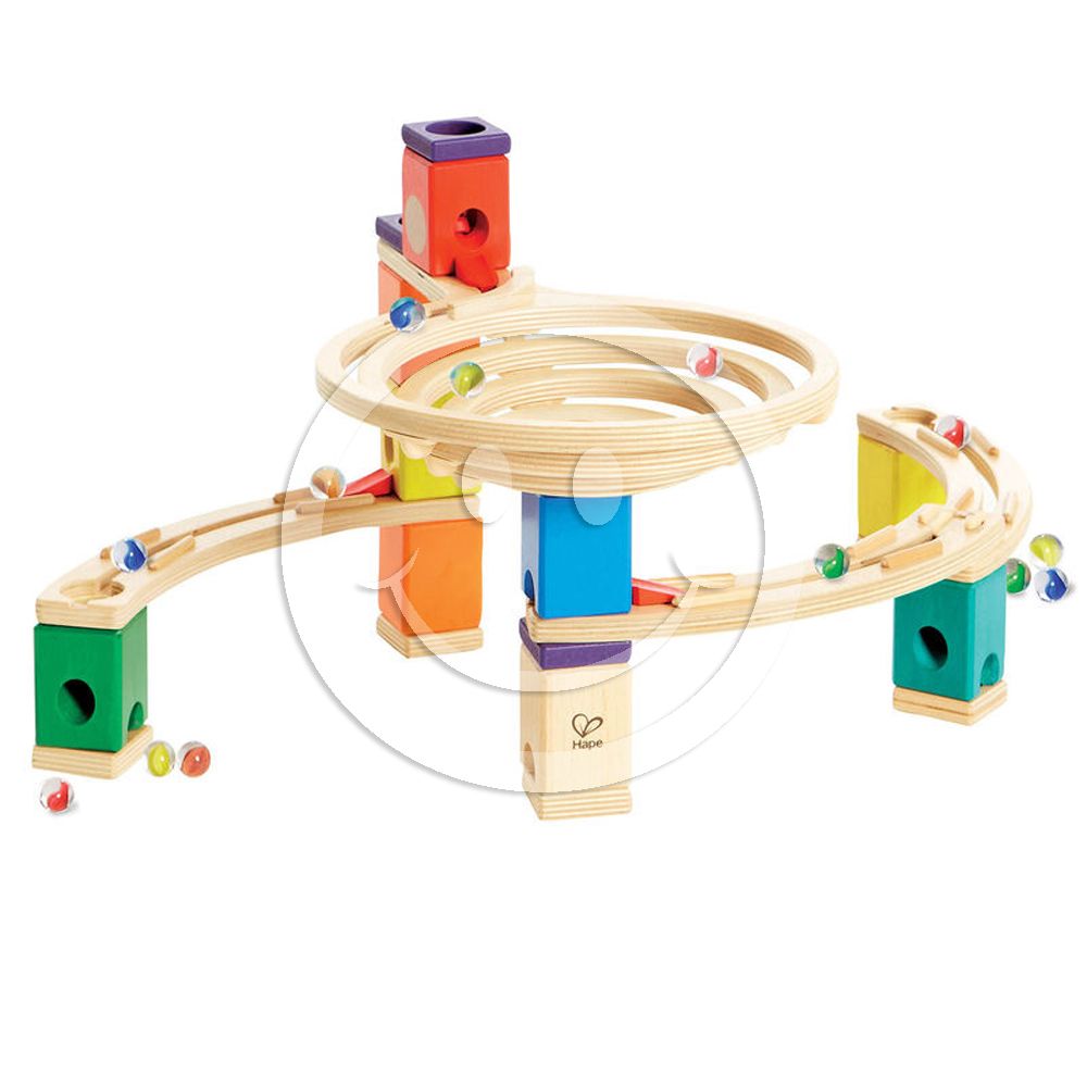 Hape, Дървена писта с топчета, Въртележка