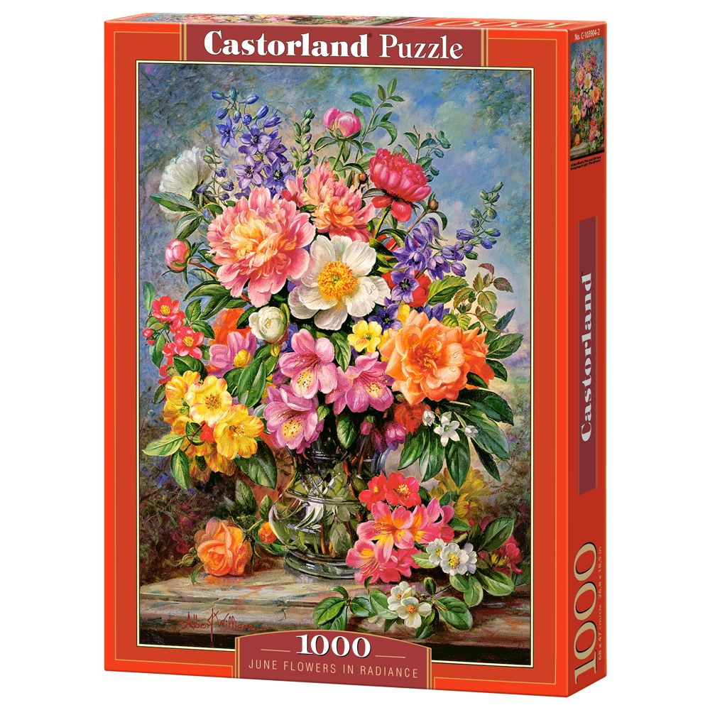 Castorland, Юнски цветя, Алберт Уилямс, пъзел 1000 части
