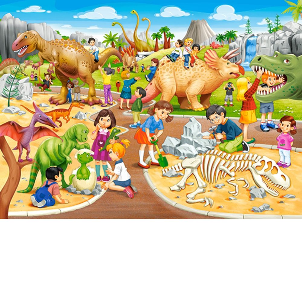 Динозавров парк, пъзел 70 чаcти