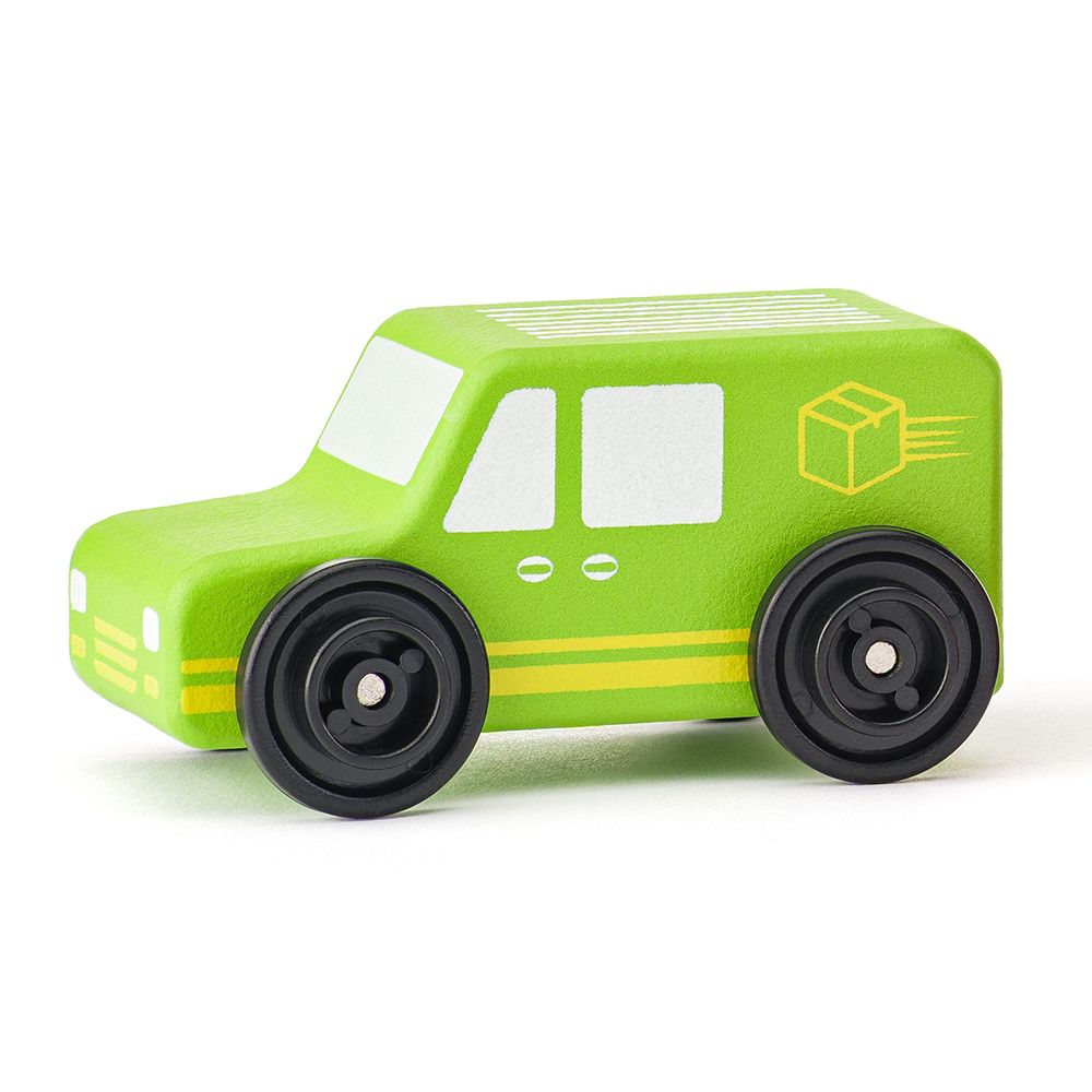 Дървени колички, 6 бр.