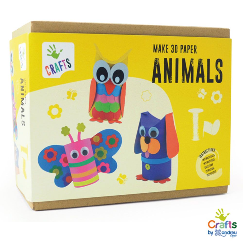 Andreu toys, Направи сам 3D животни от хартия