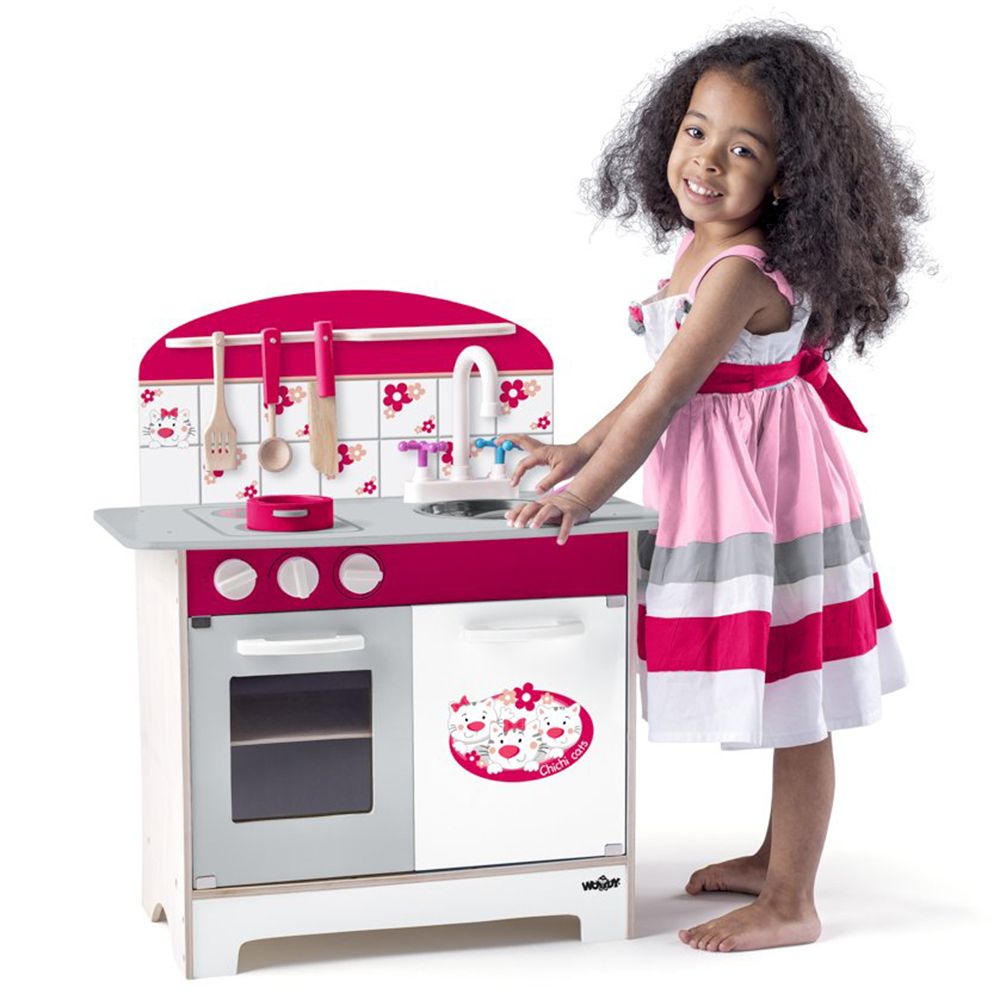 Дървена детска кухня, Котета