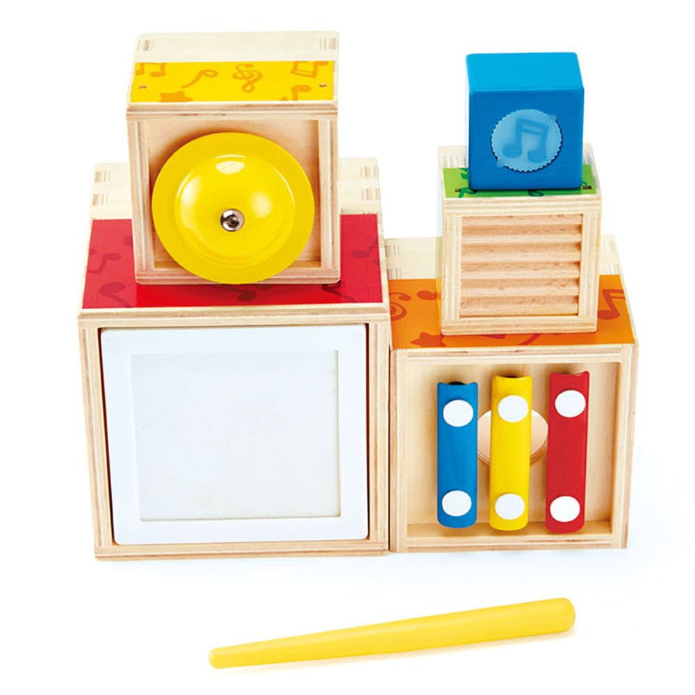 Hape, Дървена музикална играчка, Кубчета