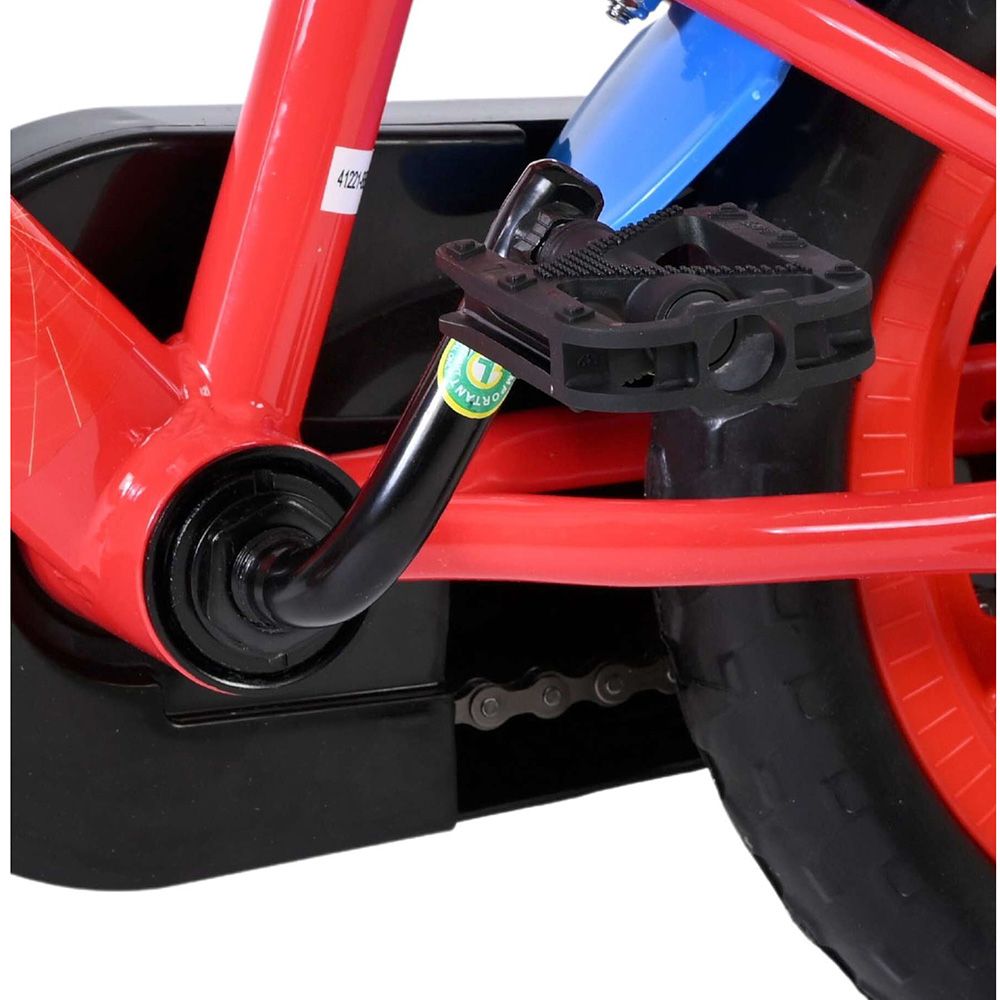 Детски велосипед с помощни колела, Marvel Spiderman, 12 инча