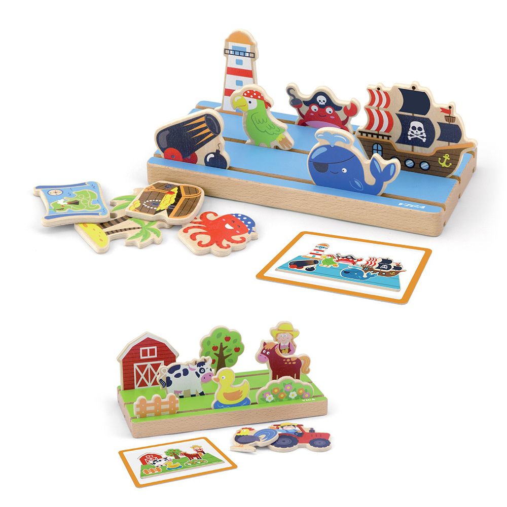 Viga toys, Дървена образователна игра, Пространство и разстояние