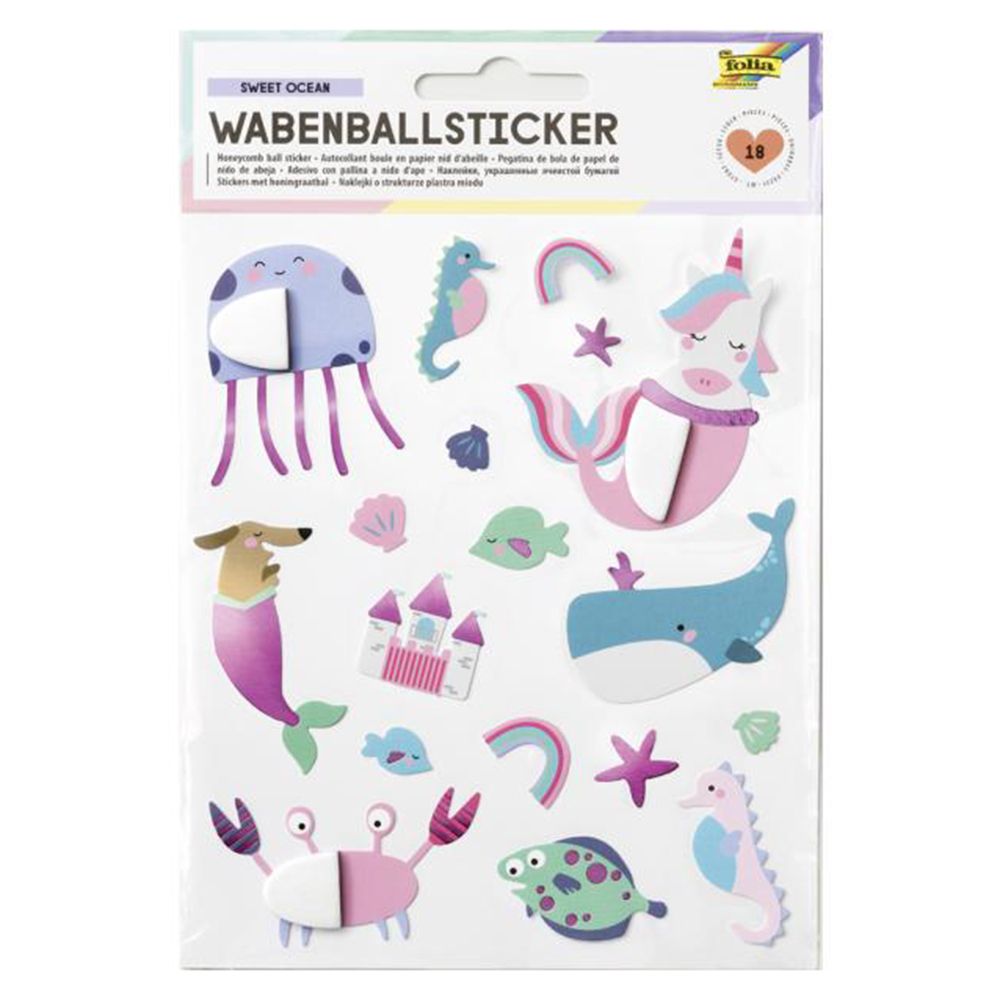 Folia Bringmann, Стикери с 3Д ефект, Сладък океан