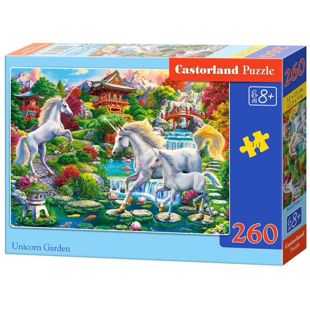 Castorland, Градина с еднорози, пъзел 260 части