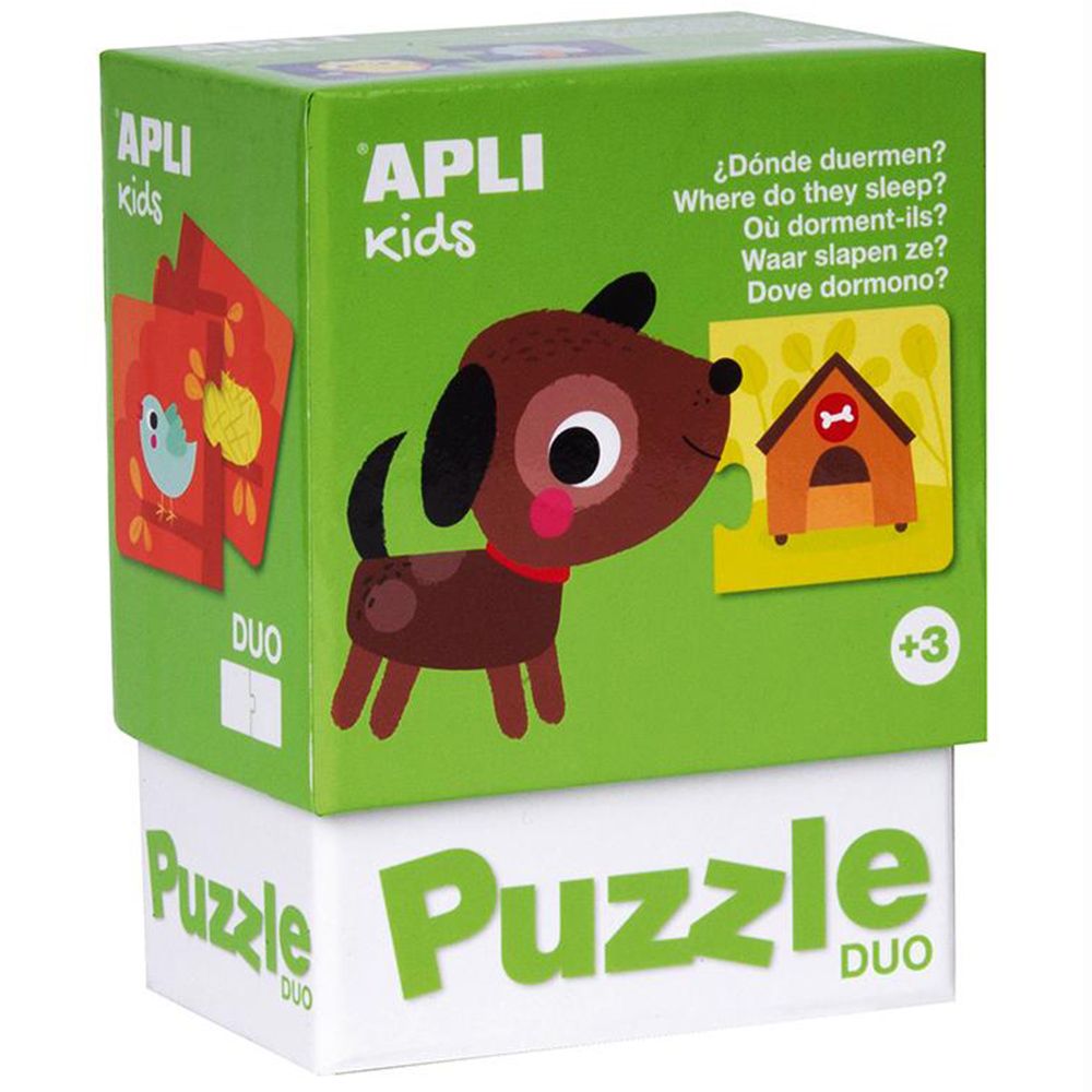 Apli kids, Образователен пъзел, Къде живея? 24 елемента