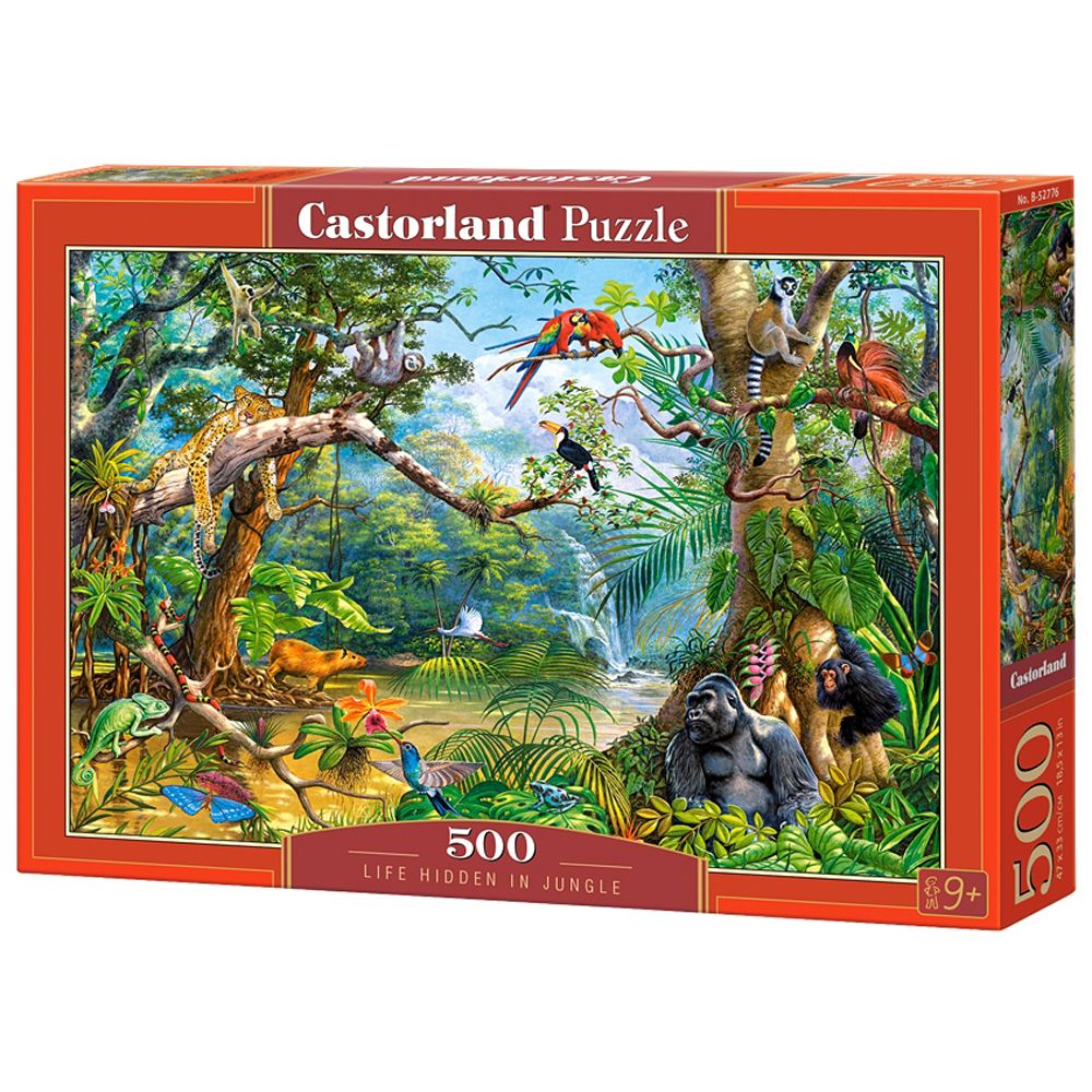 Castorland, Животът в джунглата, пъзел 500 части