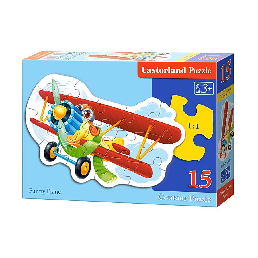 Castorland, Забавно самолетче, пъзел 15 части