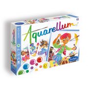 Aquarellum Junior, Комплект за рисуване с акварелни бои, Аладин