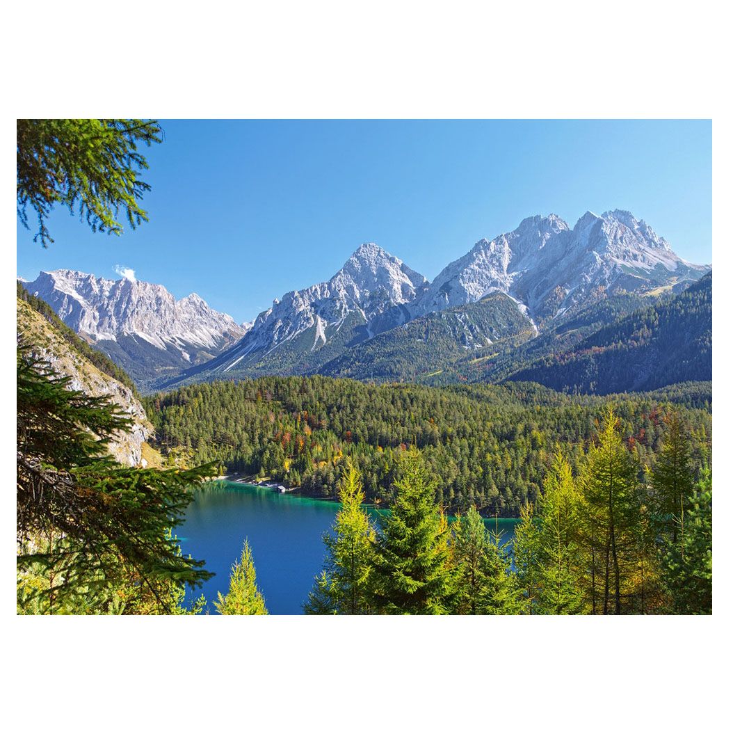 Езеро в Алпите, Австрия, пъзел 3000 части