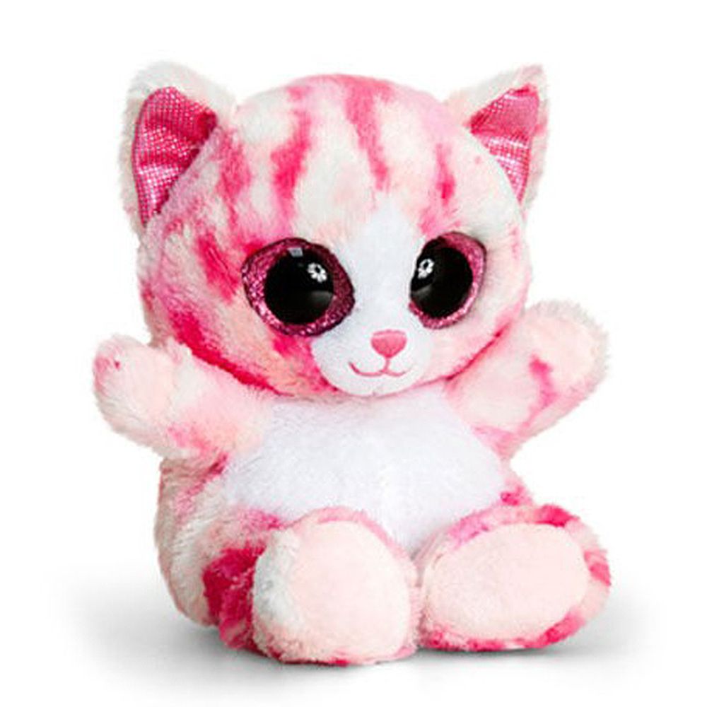 Плюшена играчка розово коте, Fashion, 25 см