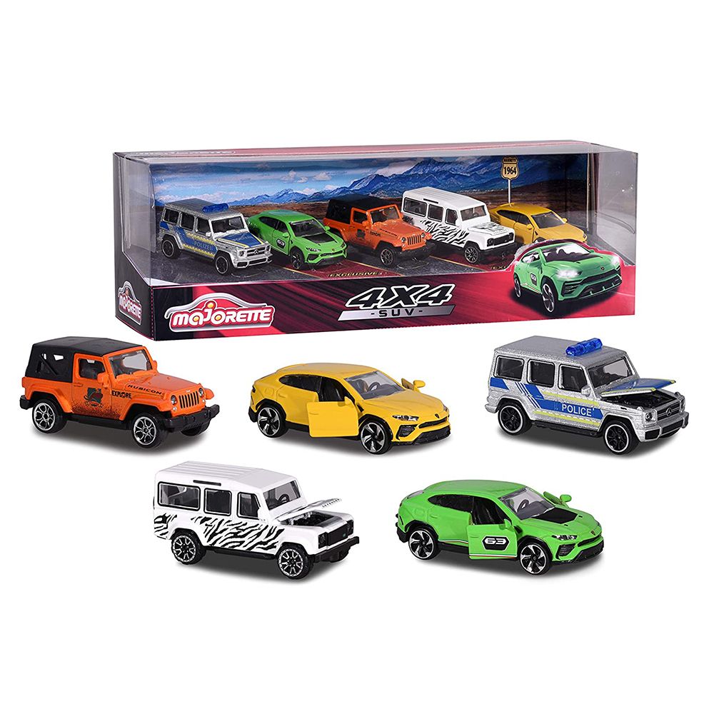 Majorette, Комплект SUV автомобили, 5 броя
