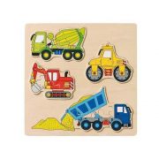 Дървен пъзел, Строителни машини