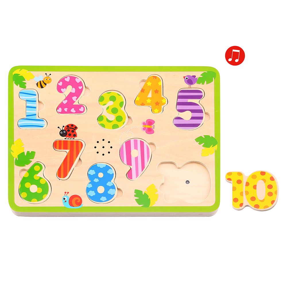 Музикален пъзел, Числата от 1 до 10