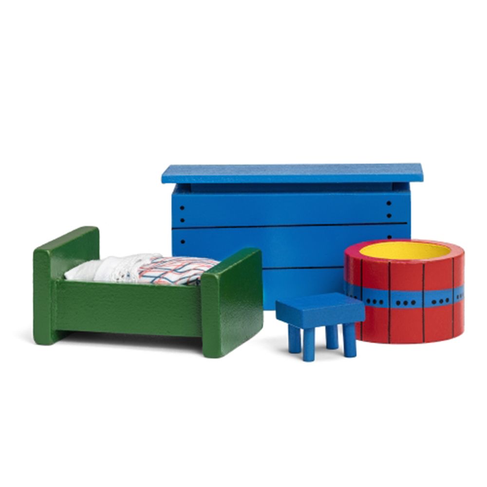 Micki PIPPI, Дървени мебели за игра, Леглото на господин Нилсон и други мебели