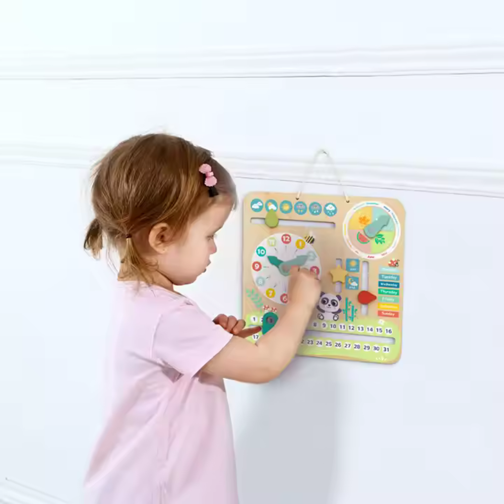 Моят първи календар - дървена образователна играчка