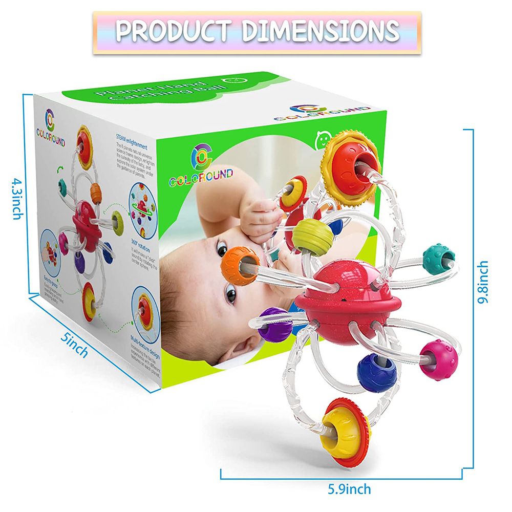 Бебешка гризалка за моторика и координация, Слънчева система