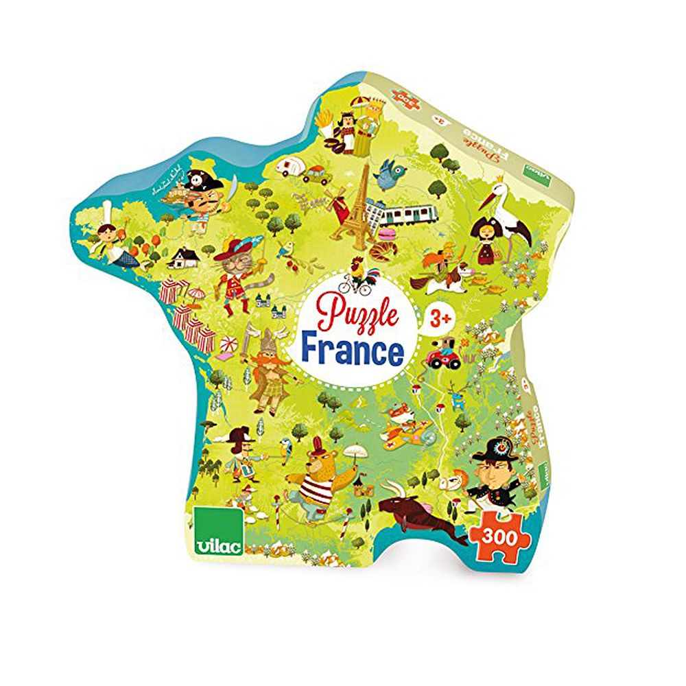 Карта на Франция (на френски)