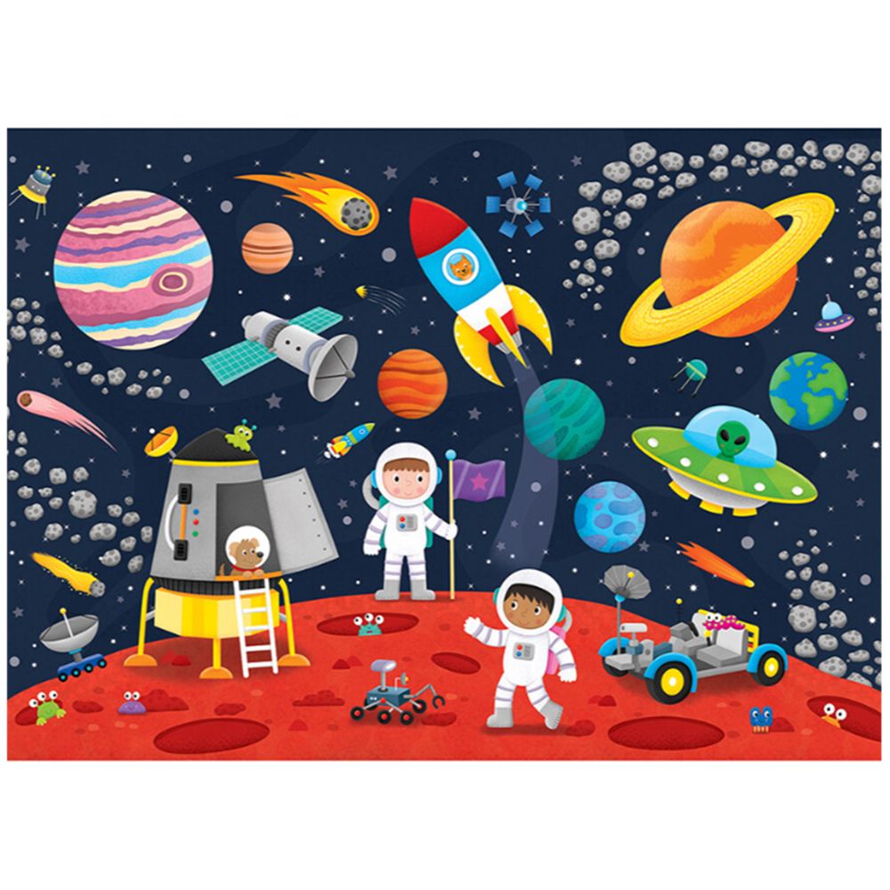Гигантски пъзел за под, Космос