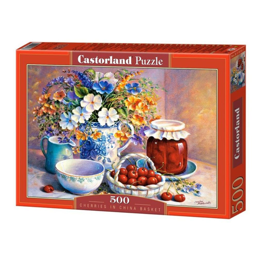 Castorland, Череши в порцеланова кошница, пъзел 500 части