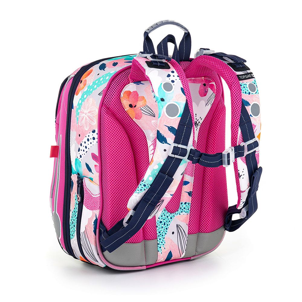 Анатомична ученическа раница, Розови цветя