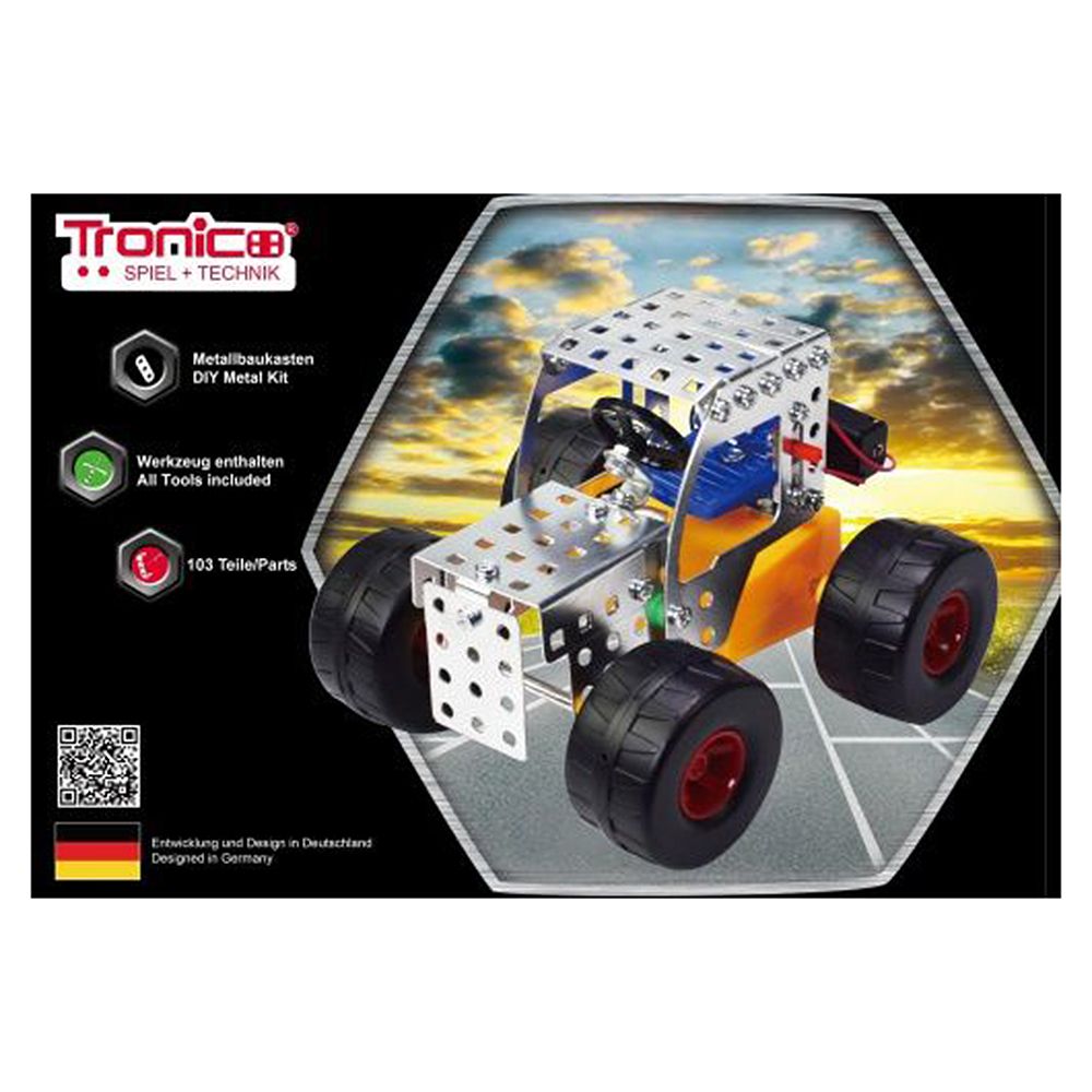 Silver Serie, Метален конструктор, Трактор, 103 части, Tronico