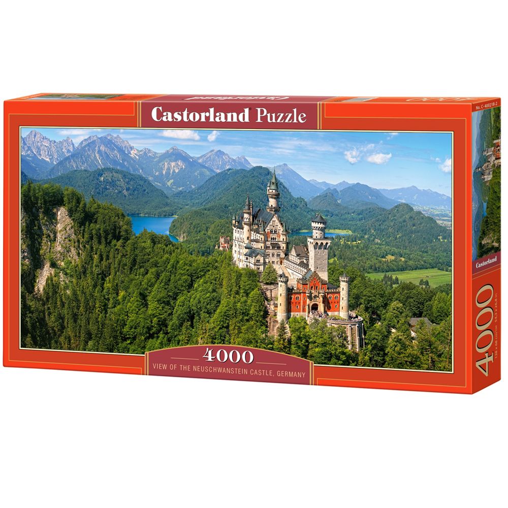 Castorland, Замъкът Нойшванщайн, Германия, пъзел 4000 части