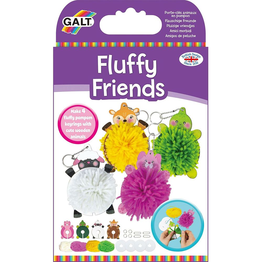 Galt Toys, Направи от помпони, Пухкави приятели