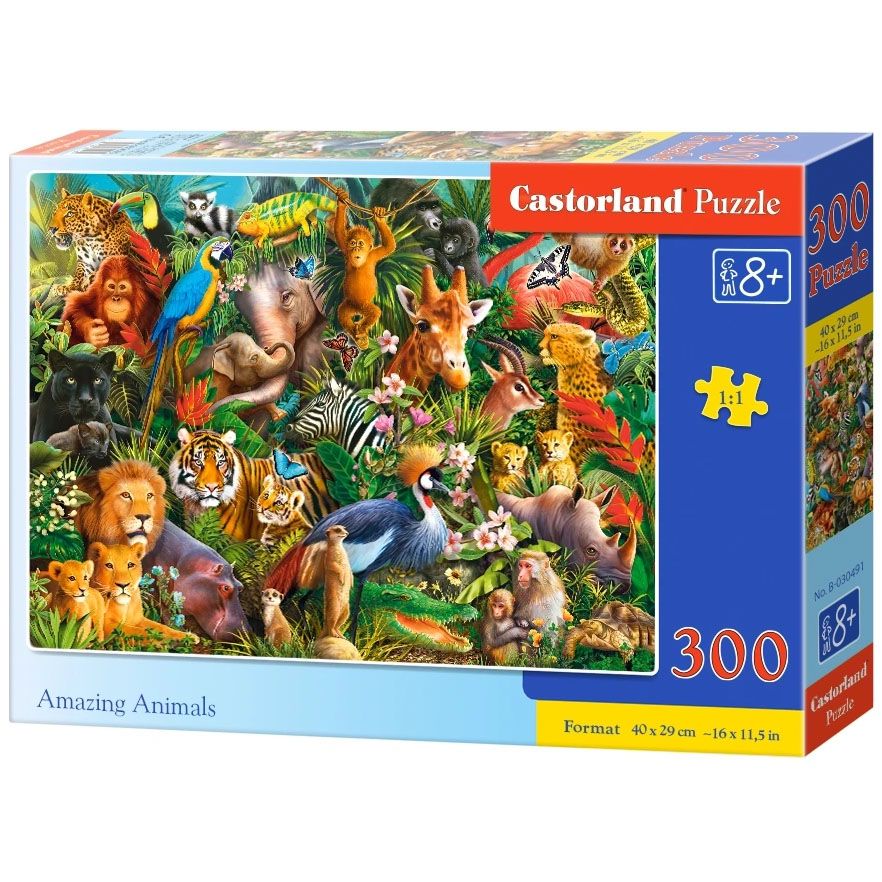 Castorland, Удивителни животни, пъзел 300 части