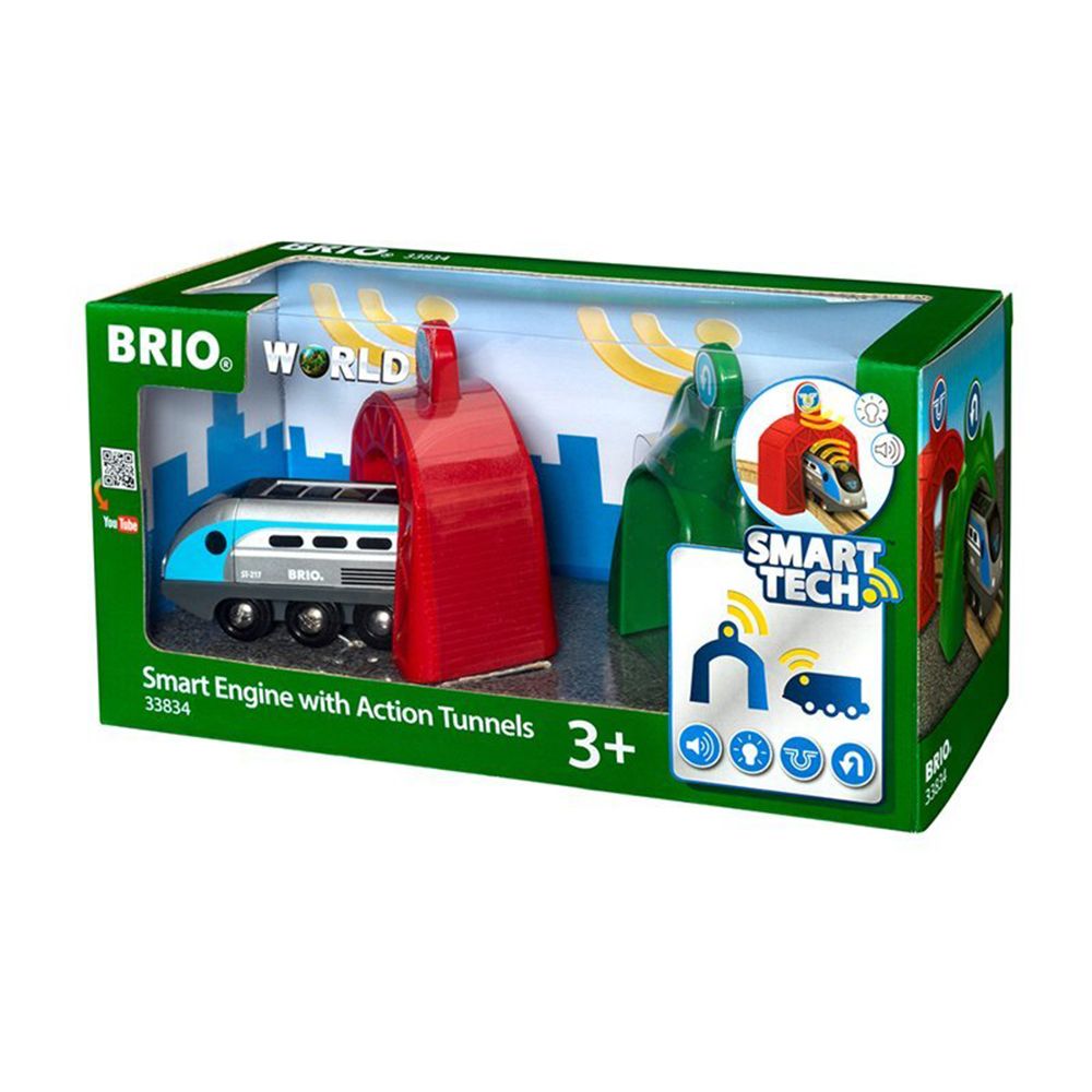 BRIO, Електрически локомотив и два подвижни тунела