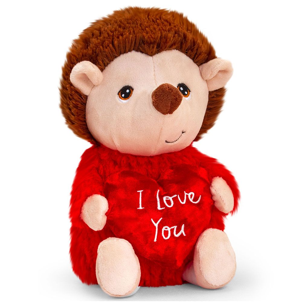 Keeleco, Таралеж със сърце I love you, плюшена играчка, 20 см, Keel Toys