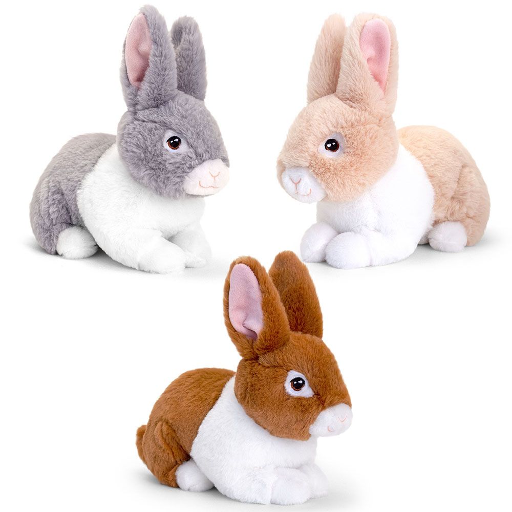 Екологична играчка, Зайче, 18 см, асортимент