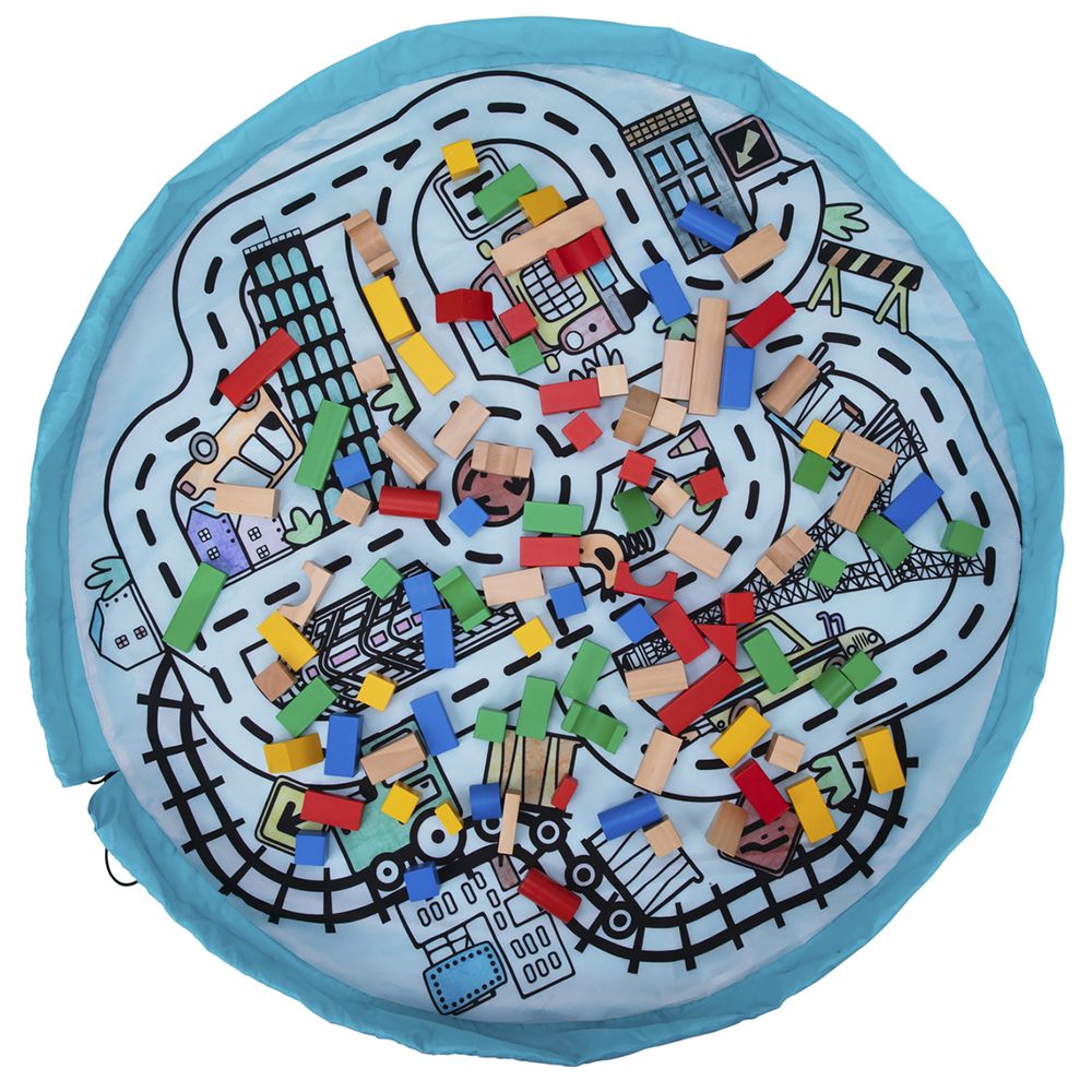 Постелка за игра, 3 в 1, Град