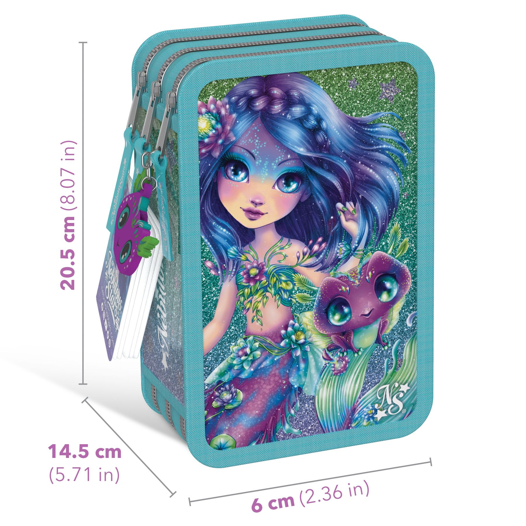 Ученически несесер Ненуфия, С три секции